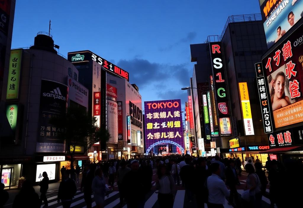 Tokyo at night